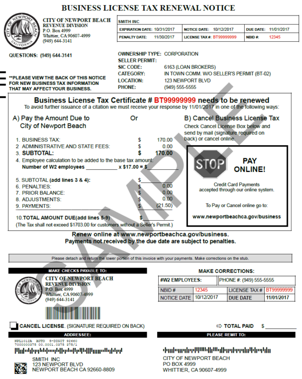 Business License Samples Expense Spreadshee business license samples.