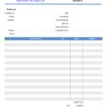 Medical Billing Format And Medical Invoice Template