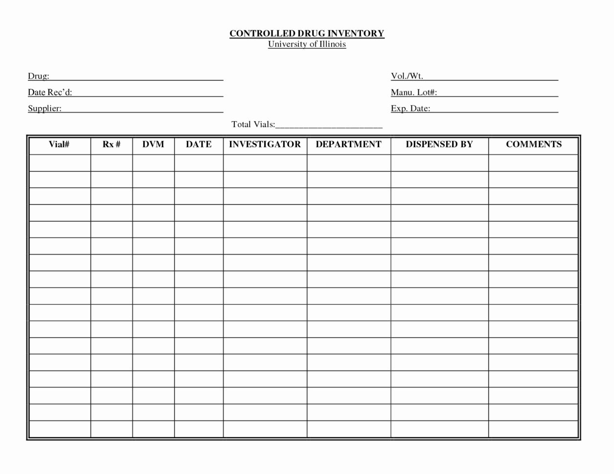 Medicine Inventory Spreadsheet | Www.topsimages within Office Inventory ...