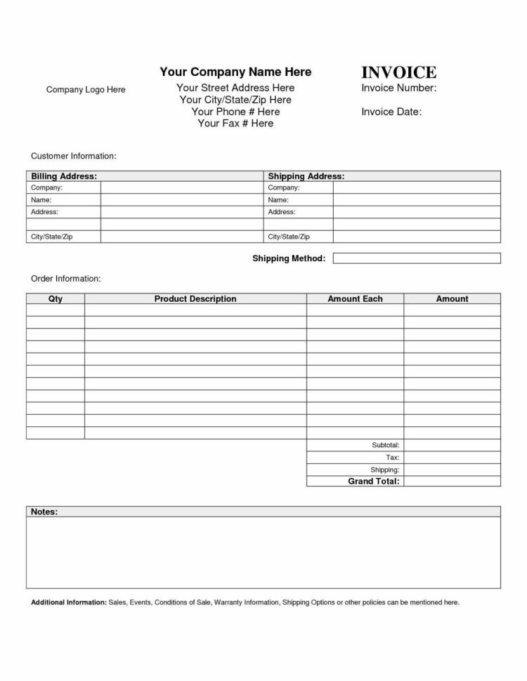 Microsoft Excel Invoice Template – Spreadsheet Collections With Microsoft Excel Invoice Template