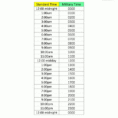 Military Time Chart Intended For Time Clock Conversion Sheet Time With Time Clock Conversion Sheet