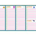 Monthly Cleaning Schedule Template   Kimo.9Terrains.co For Monthly Accounting Checklist Template