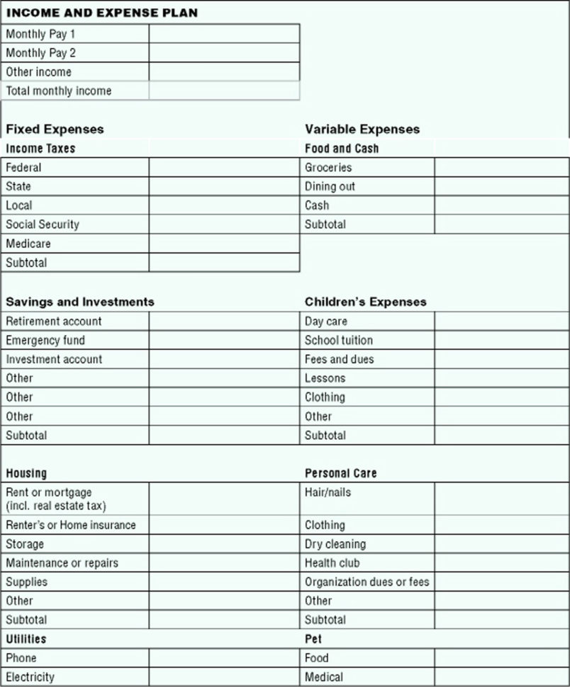 Monthly Dues Template Excel | My Spreadsheet Templates For Monthly Invoice Template