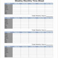 Multiple Employee Weekly Timesheet Template   Durun.ugrasgrup With Employee Timesheet Template