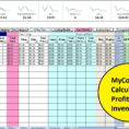 Mycost2016   Ebay Profit Track Sales + Inventory Spreadsheet For And Ebay Sales Tracking Spreadsheet