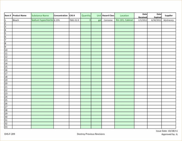 Nail Polish Inventory Spreadsheet - Twables.site and Clothing Inventory ...