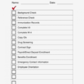 New Hire Forms Checklist Systematic For Business Form Template In Business Form Templates