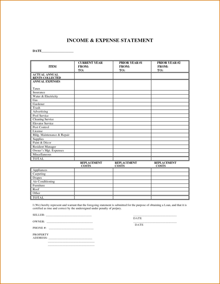 New Template Profit And Loss Statement And 10 Example Balance Fresh Intended For Free Profit And Loss Spreadsheet