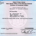 Nj Business Registration Certificate New Business Registration Inside Business Registration License