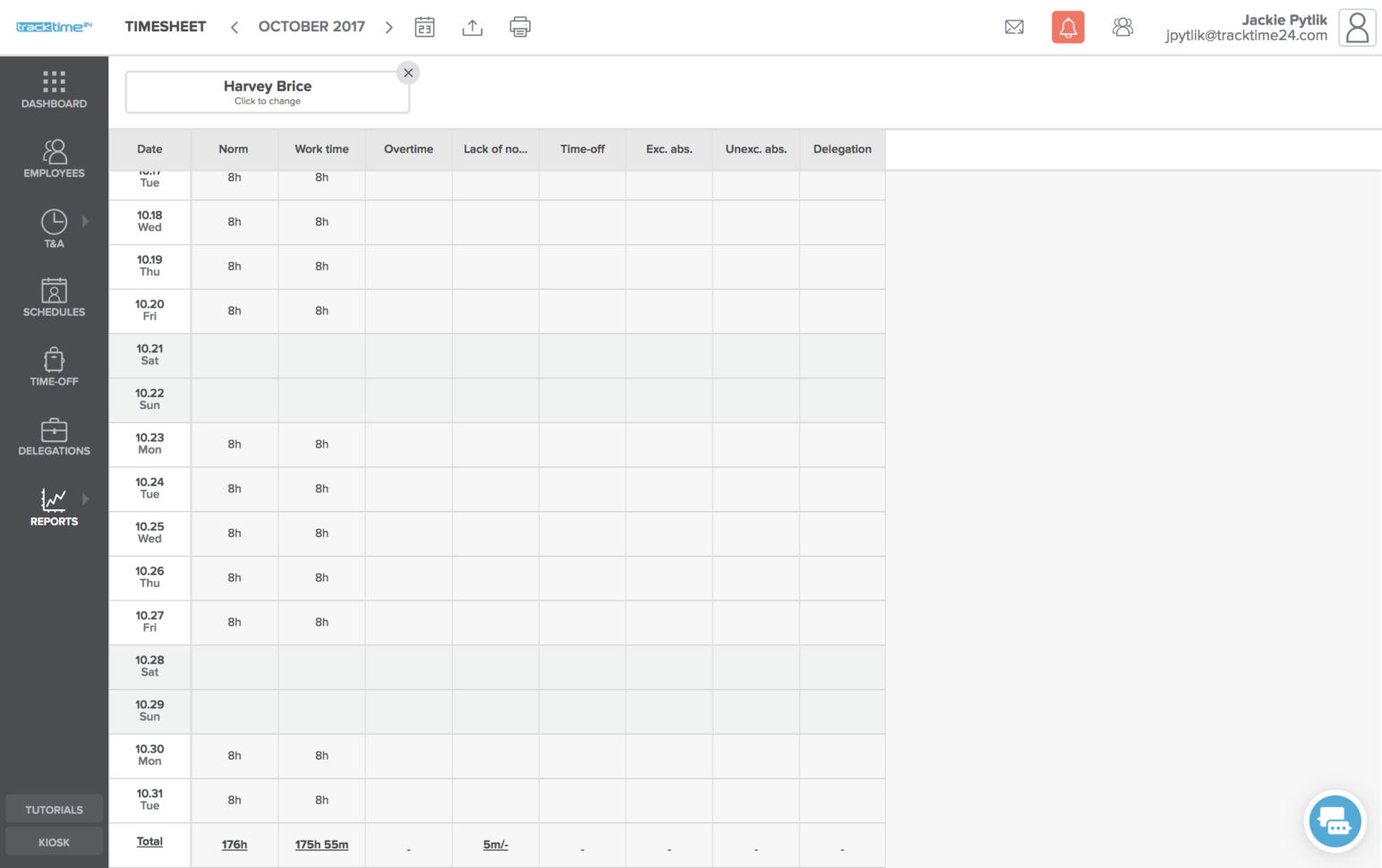Online Time Tracker & Employee Timesheet Software   Tracktime24 To Timesheet Clock