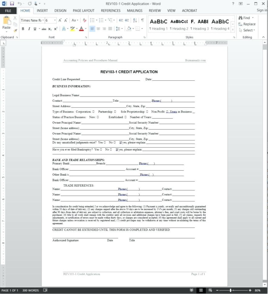 Pretty Trade Reference Form Template Images >> Business Credit In Business Credit Reference Form