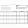 Printable Blank Inventory List Insurance Purposes   Restaurant In Printable Inventory List Template