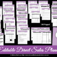 Printable Direct Sales Planner – Editable And Mary Kay Inventory Tracking Sheet