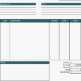Printable Invoice Template Excel Monthly Blank Service Templates All For Monthly Invoice Template