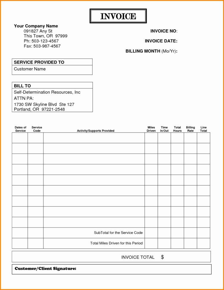Printable Medical Invoice Bill Invoice Format Invoice Design Intended For Medical Invoice Template