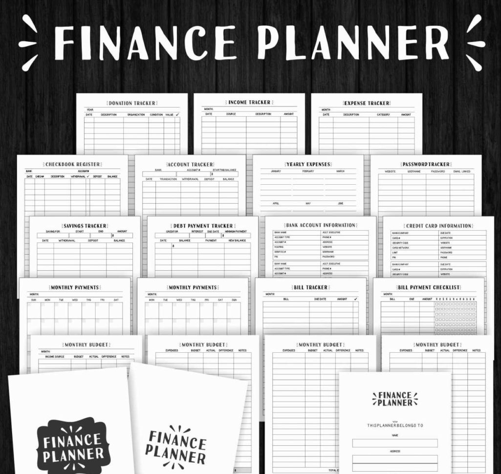 Printable Monthly Budget Planner Template Monthly Bill Planner And Monthly Financial Planning