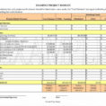 Project Plan Budget Template Chart Excel Spreadsheets Example Sample Throughout Budget Template Sample