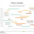 Project Plan Schedule Chart With Timeline, Gantt Progress Vector With Project Timeline Plan