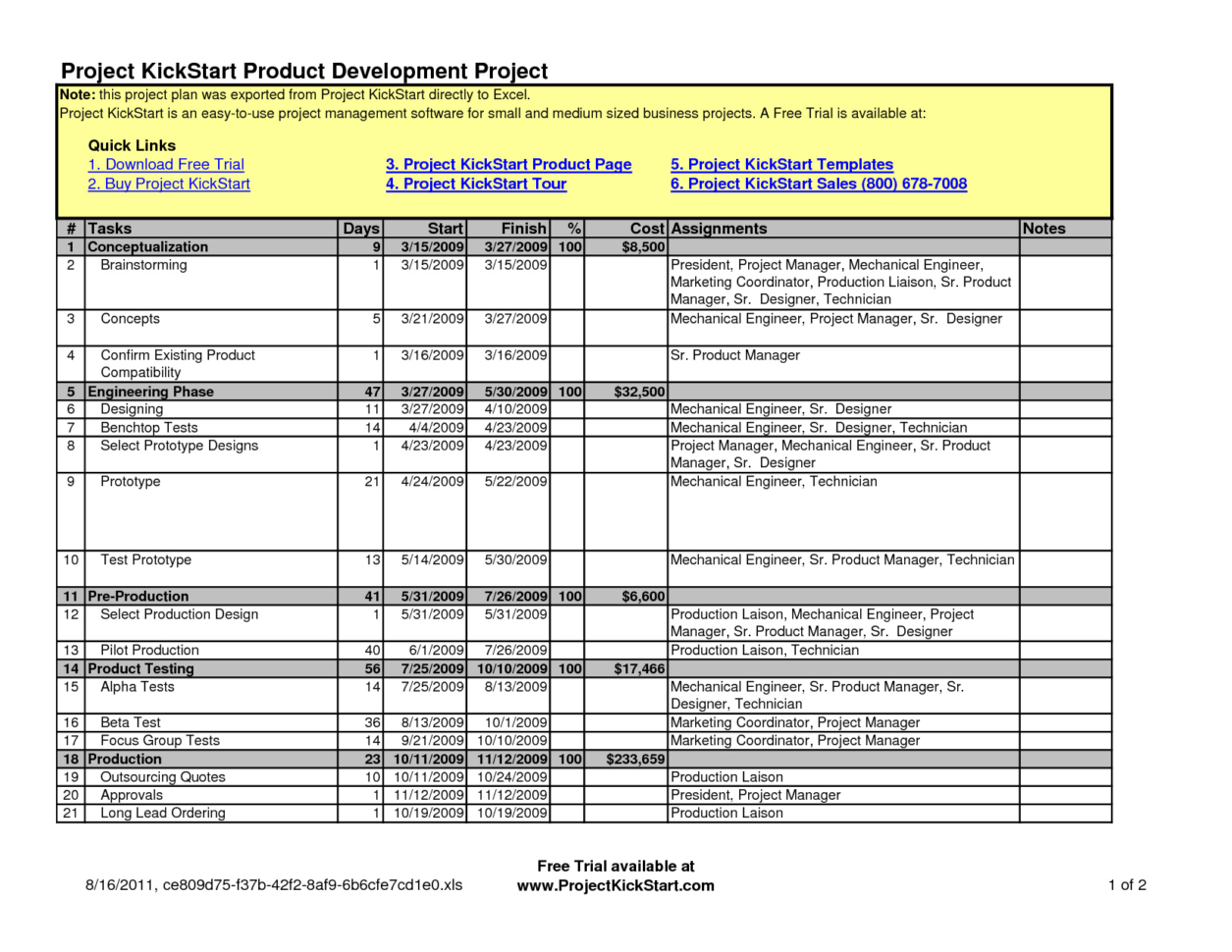 Project Planning Excel Template Free Download | My Spreadsheet Templates Throughout Project Timeline Excel Template Free Download Project Planning Excel Template Free Download | My Spreadsheet Templates Throughout Project Timeline Excel Template Free Download