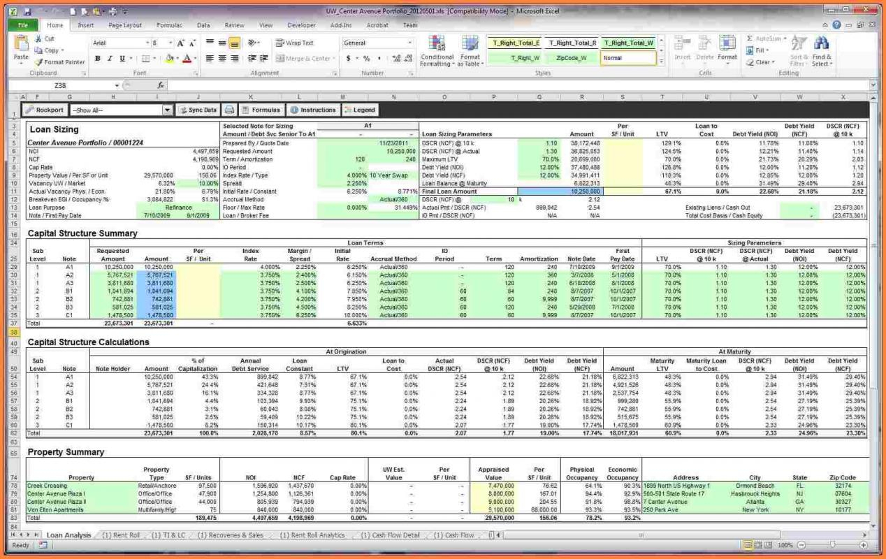 Property Management Spreadsheetree Download Rental Budget Template and