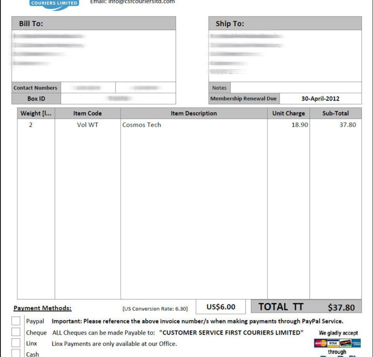 quickbook custom invoices