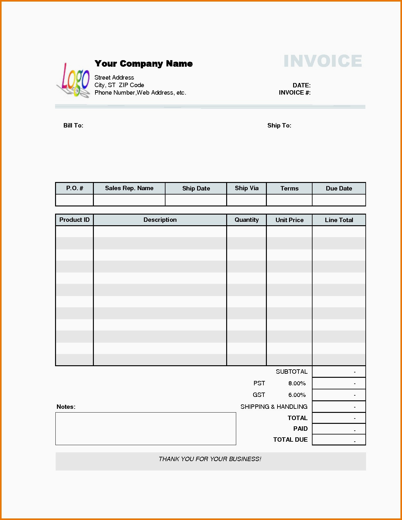 excel receipt tracker template small business free download