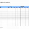 Rent Collection Spreadsheet Excel Awesome Monthly Invoice Template With Monthly Invoice Template