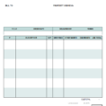 Rental Invoicing Template for Rental Invoice Template