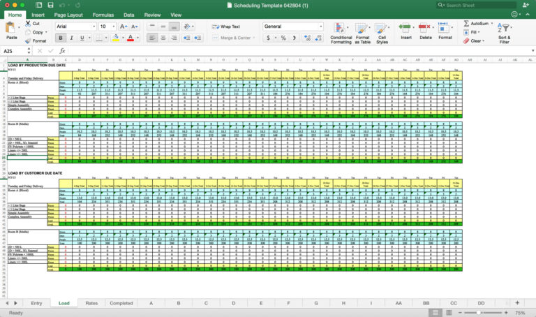 Resource Capacity Planning Spreadsheet — db-excel.com