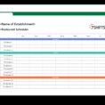 Restaurant Schedule Excel Template | 7Shifts To Employee Schedule Excel Spreadsheet
