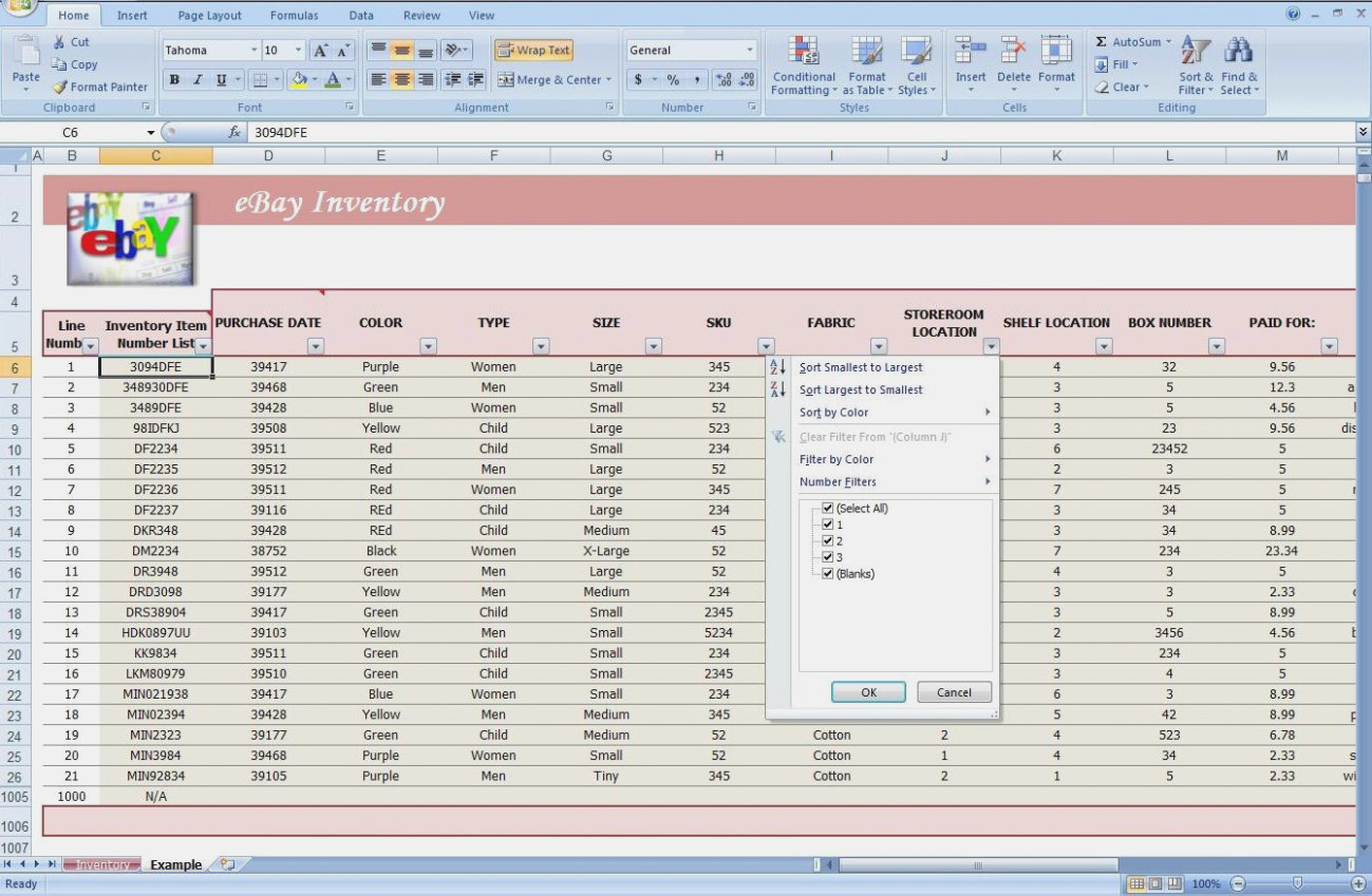 Departmental Store Inventory Template For Excel Excel Templates Riset