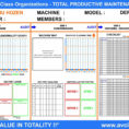 Safety Tracking Spreadsheet With Tpm Total Productive Maintenance And Safety Tracking Spreadsheet
