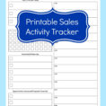 Sales Activity Tracker Daily Planner Cold Call Tracker | Etsy With Sales Call Tracker Template