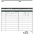 Sales Invoice Template For United States With Invoice Excel Template