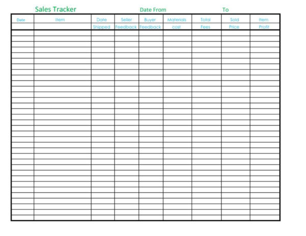 Ticket Sales Tracking Spreadsheet — db-excel.com