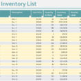 Sample Bar Inventory Sheet | Papillon Northwan In Bar Inventory Form