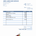 Samples Of Lawn Care Invoices Free Lawn Care Invoice Template Free Intended For Lawn Care Invoice Template