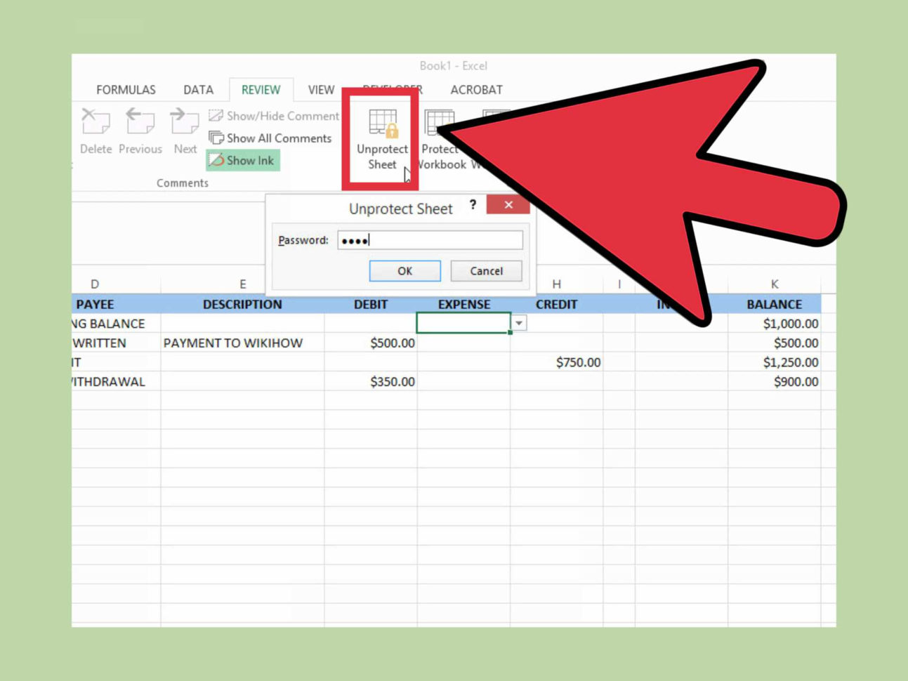 Scan To Spreadsheet For How To Create A Simple Checkbook Register In Scan To Spreadsheet