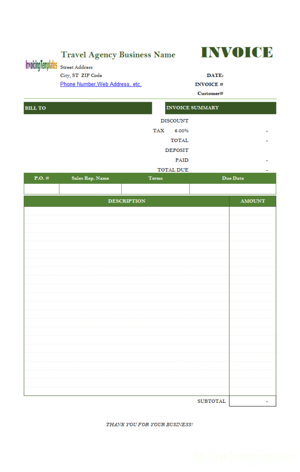 Service Invoice Template Within Catering Service Invoice