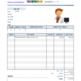 Service Invoice Template Within Medical Invoice Template