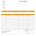 Service Invoice Template Within Payment Invoice Template