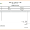 Shipping Invoice Template (1) Invoice Template For Limited Company In Shipping Invoice Template