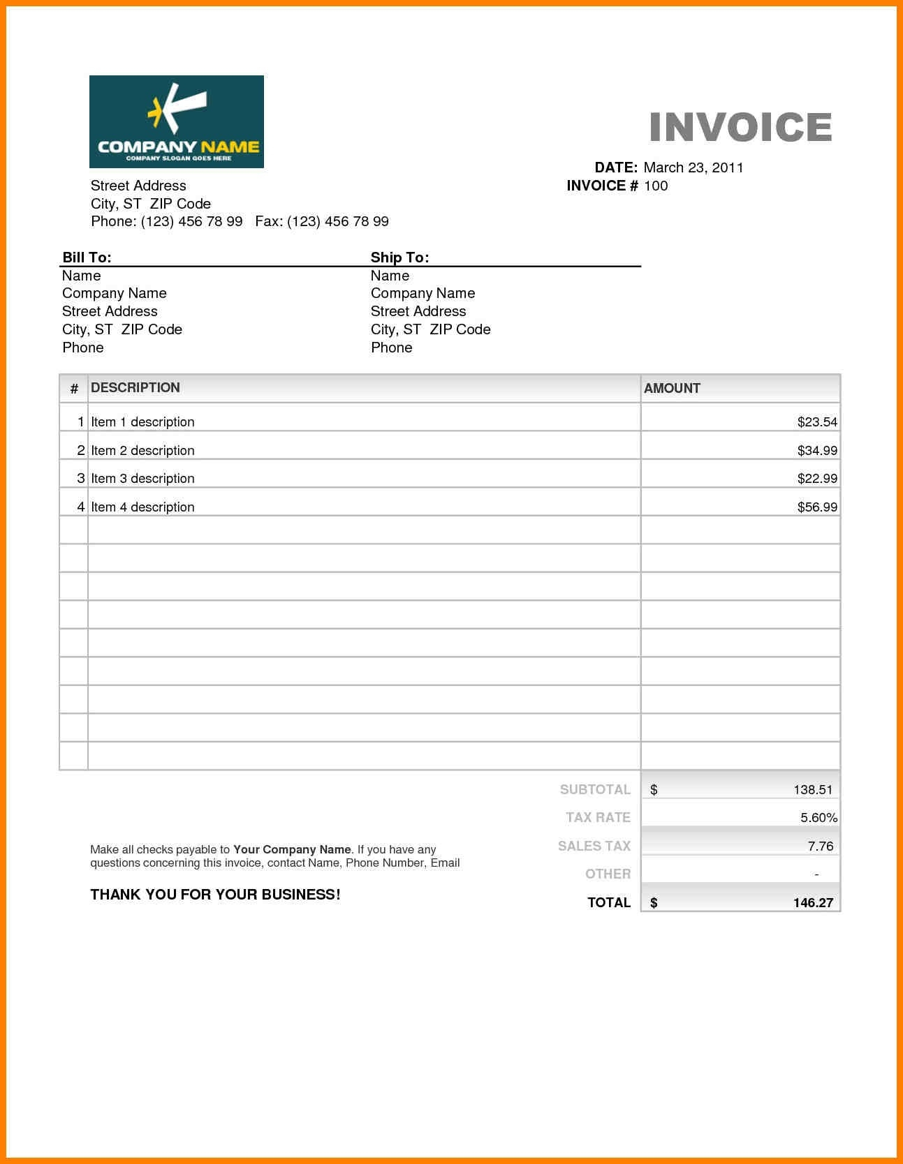 shipping invoice template download tci business ca aussie paper in