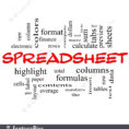 Signs And Info: Spreadsheet Words   Stock Illustration I3899111 At Inside Word Spreadsheet