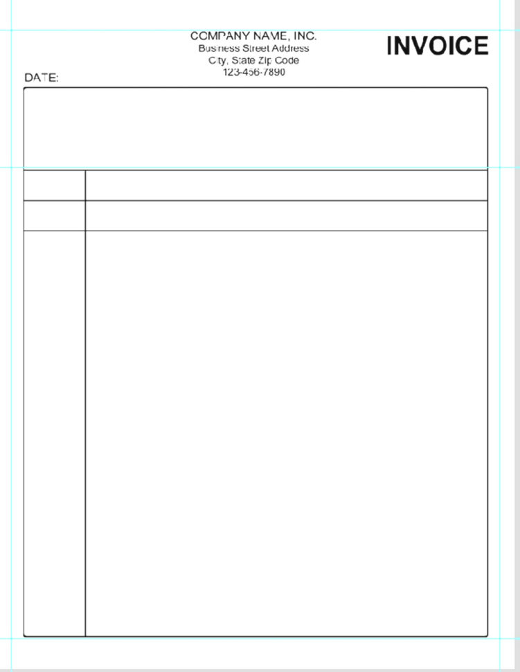 Simple Invoice Template Microsoft Word 1   Colorium Laboratorium For Invoice Templates For Microsoft Word