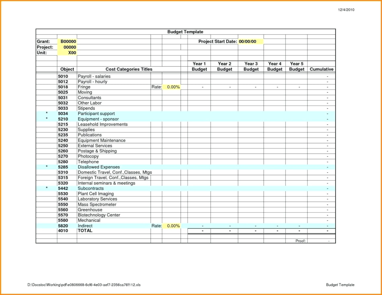 Small Business Budget Template Free Download Free Downloads Bud In Small Business Budget Template Free Download