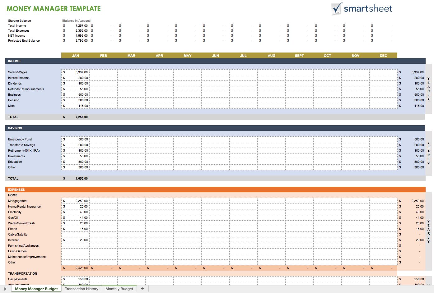 excel spreadsheet daily expenses report small business