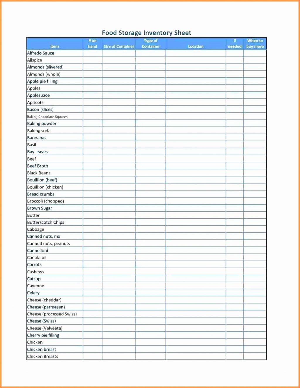 How To Create A Food Cost Spreadsheet ~ Excel Templates