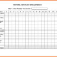 Spreadsheet For Household Bills On Budget Spreadsheet Excel with Spreadsheet For Bills