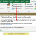 Ssc Ribbon Publish To Cloud Import Excel Spreadsheets And Charts In Intended For Cloud Spreadsheet